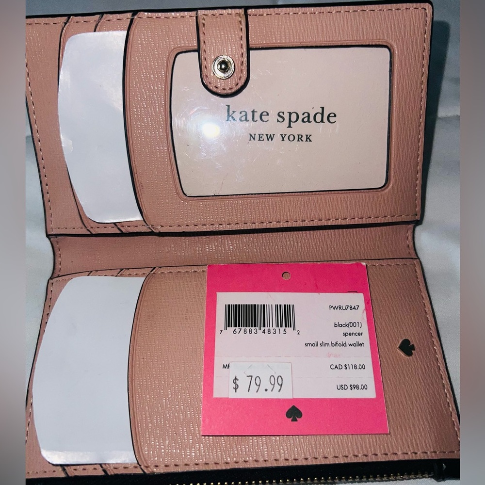 Kate Spade Blush Pink Bifold Wallet